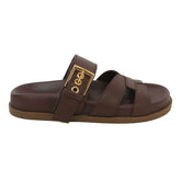 Papete Couro Marrom Fivela A 12016 0082 0063 Arezzo